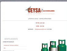 Tablet Screenshot of ceysamadrid.com